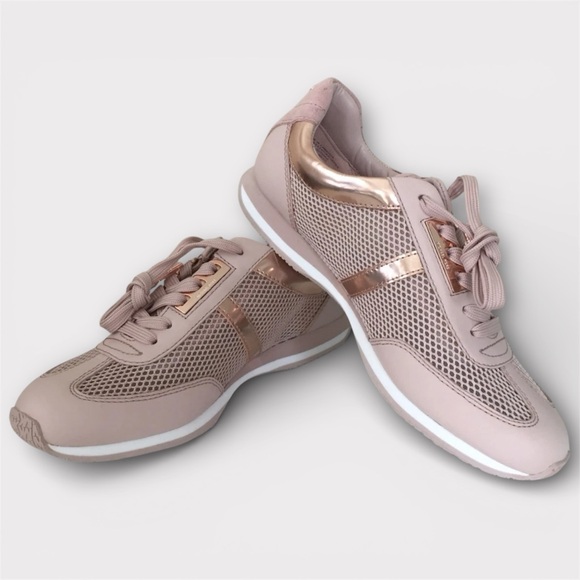 Michael Kors Shoes - Michael Kors Maggie Trainer Pink Blush Rose Gold Size 8M